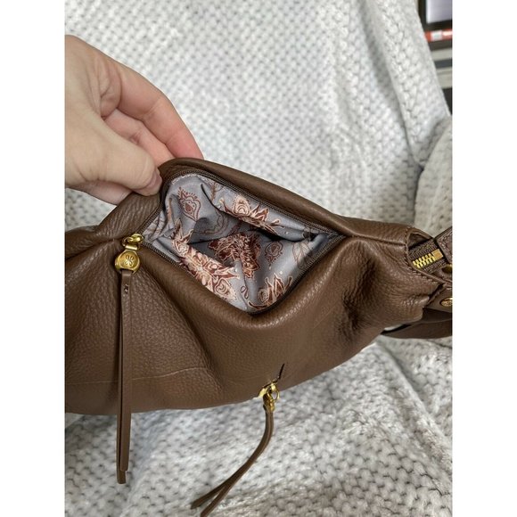 NWT Hobo Alannis Acorn Leather Shoulder Bag - Picture 10 of 12